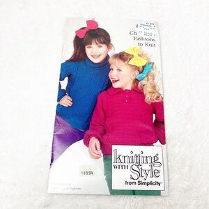 Simplicity Knitting with Style Children's Fashions to Knit 0468